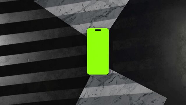 Device iPhone Mockup Blank Green Screen