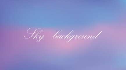 Gradient soft pastel colored sky cloudy background . Blurred mesh gradient poster, banner