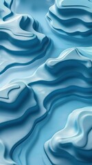 Blue and white abstract background with wavy lines creating a dynamic pattern