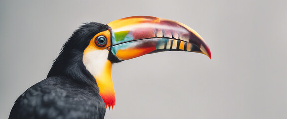 Obraz premium Toucans, isolated white background 