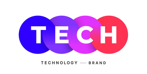 Sign, circle. Abstract symbol with gradient circle. Emblem business company, abstract circle, sphere sign. Icon template, label merged circle, sign brand. Vector Illustration