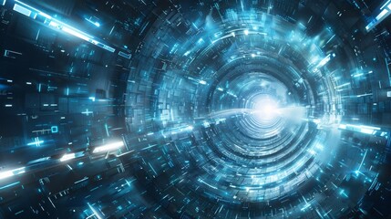 Hologram interface futuristic technology virtual on screen