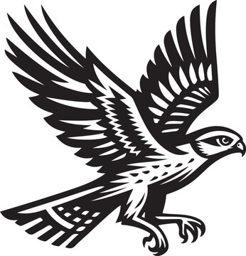 recommend clip art: harrier eagle vector Art Illustration