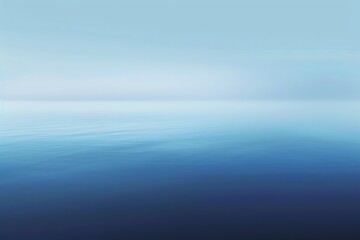 Obraz premium A soft gradient from deep ocean blue to a pale sky blue, camera zooms slowly in, capturing the serene, soothing transition of colors in a minimalist design