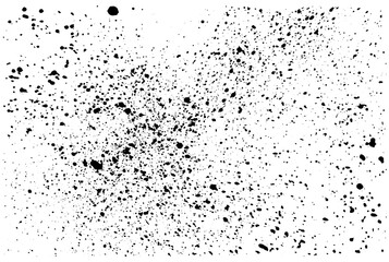 Overlay, ink paint brush drops, background. Vector illustration