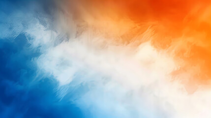 white orange blue gradient background. Generative AI.