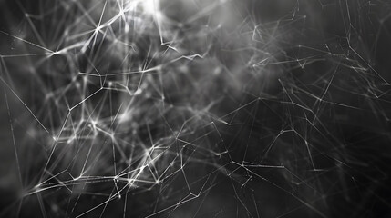 Wireframe background with plexus effect texture background. Generative AI.