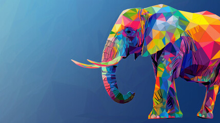 Obraz premium Tag des Elefanten 12. August Elefant isoliert mit einfarbigen Hintergrund Generative AI