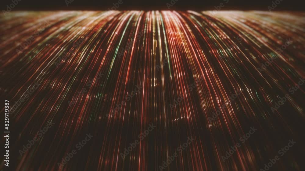 Poster abstract flowing lines background/ animation of an abstract background of flowing and streaming ligh