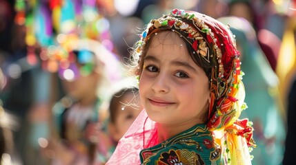 Fototapeta premium Community Celebrations: community events and festivities organized to celebrate Eid al-Adha