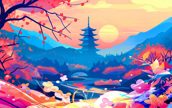 百花繚乱 Images – Browse 717 Stock Photos, Vectors, and Video