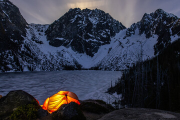 tent in the mountains © Josh Scholten