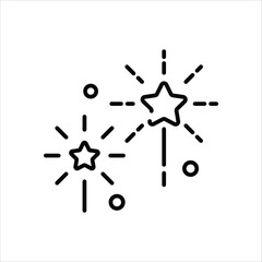 Fireworks vector icon