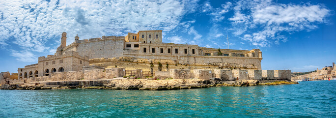 Fort St. Angelo, symbol of Malta's resilience, majestic stone walls, silent witness to rich...