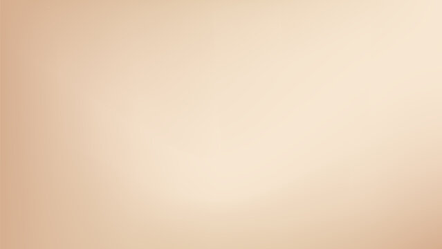Fototapeta Nude beige bg. Neutral warm color gradation background. Tan pastel blur texture design. Simple chocolate banner cover. Trendy smooth minimalist  pale and taupe presentation wallpaper. Peach backdrop.