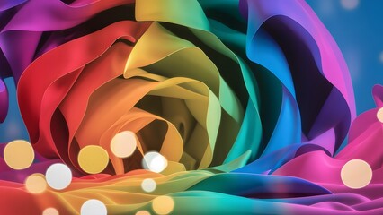 colorful rainbow pride theme gradient fluid abstract background