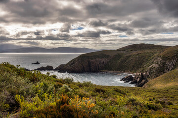 View from Cape Bruny Lighthouse, Bruny Island, Tasmania, Australia