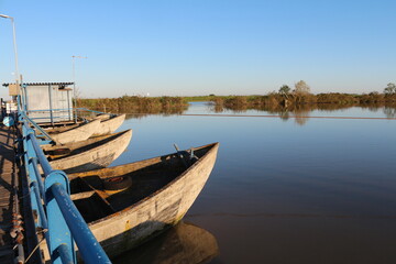 Fototapeta premium mattino alla foce del fiume