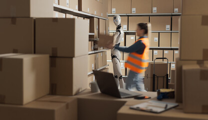 Human-robot cooperation at work in the warehouse