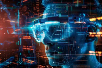Naklejka premium Offering technology knowledge to experts