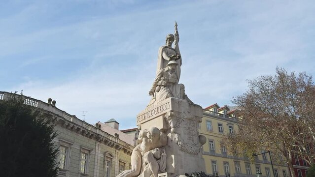 Historical Monument Deads of Great War (Monumento aos Mortos da Grande Guerra) in Lisbon, Portugal