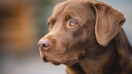 Obraz premium Brown dog s appearance