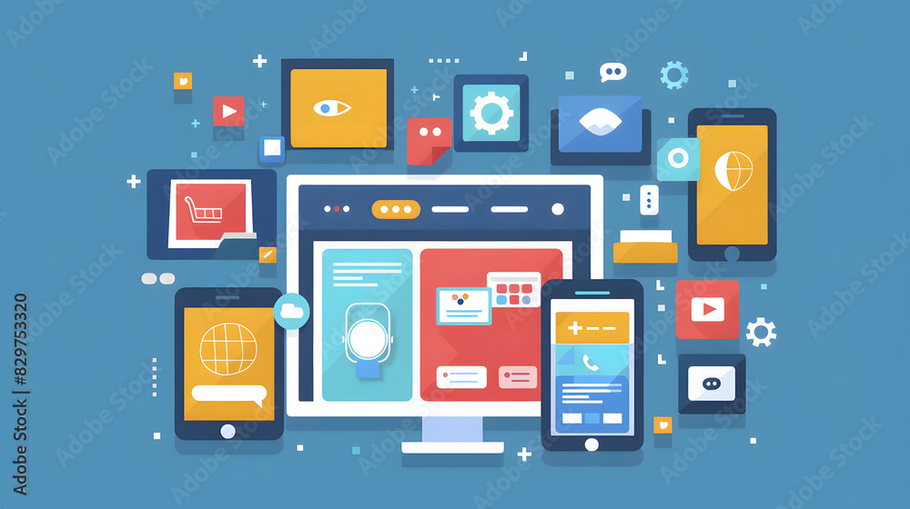 Poster cross-platform development with progressive web apps
