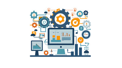 Continuous Integration and Deployment (CICD), CICD practices in web and software development with an image showing automated testing, integration