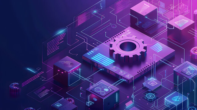 Continuous Integration and Deployment (CICD), CICD practices in web and software development with an image showing automated testing, integration
