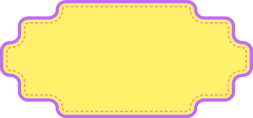 Abstract blank frame illustration for your design