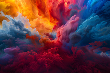 Fototapeta premium Astral Dreams, Ethereal Visions, Mystic Cosmos, Nebulae Illusions, Universe Within