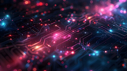 Fototapeta premium Abstract technology background