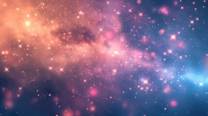 Fototapeta premium Background pattern consisting of cosmic star clusters