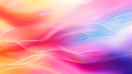 Obraz premium Abstract blurred gradient background. Colorful smooth banner template. Mesh backdrop with bright colors gradient background. Generative AI.