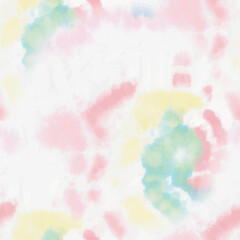 Tie Dye Rainbow Round. Grunge Rainbow Pattern. Blue Tie Dye. Multi Color Swirl Background. Vector Tiedye Batik. 1960 Bright Tye Dye. Swirl Repeat. Seamless Tie Dye. Psychedelic Spiral Background.