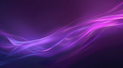 Abstract gradient background. Ultraviolet glow on a dark abstract background gradient background. Generative AI.