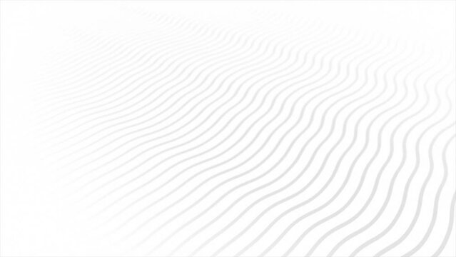 White and Black wavy pattern parallel lines or stripes moving slowly abstract pattern geometrical minimal background