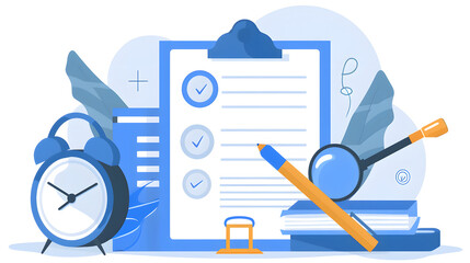 Document Management Compliance Audits, Depict the process of compliance audits in document management with an image showcasing thorough documentation