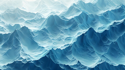 Abstract digital mountain relief landscape, Topographic map background concept