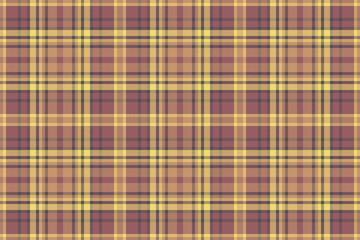Plaid texture textile of vector background check with a seamless fabric pattern tartan.
