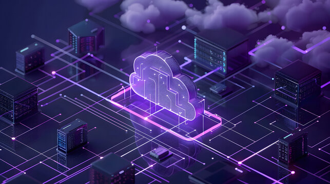 Hybrid Cloud Solutions, hybrid cloud solutions with an image showing integration between on-premises infrastructure and cloud services