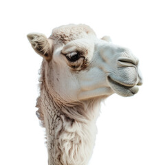 Obraz premium A Camel isolated on transparent background, Ai Generative