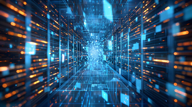 Document Management System Migration, the seamless transition to a new document management system with an image portraying the migration process - Powered by Adobe