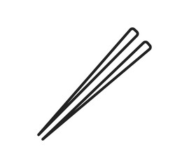 シンプルな箸のイラスト