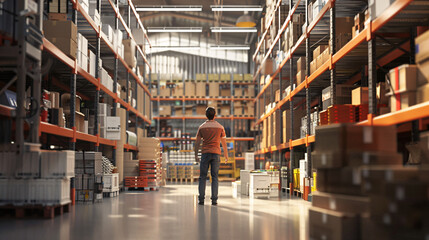 Warehouse Cost Saving Ideas and Warehouse Strategy. Warehouse Teams making decision or brainstorms to finding the right level of automation and systems