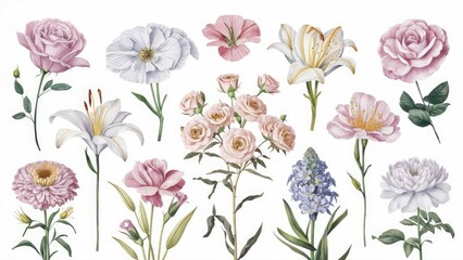 Hand-Painted Floral Collection Image