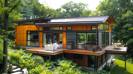 Modern self sufficient house design