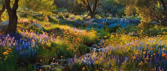 colorful flowers