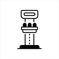 Drop Tower vector icon