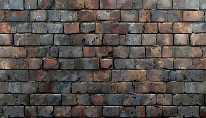 Fototapeta premium Authentic Brick Wall Textures, High-Resolution Brick Wall Backgrounds, Weathered Brick Wall Surfaces, Seamless Brick Wall Backgrounds, Detailed Brick Wall Close-ups